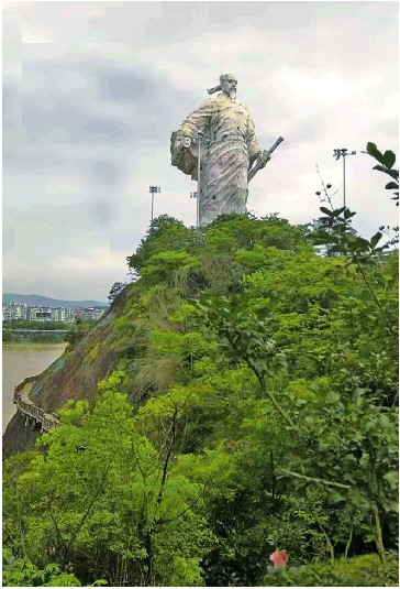 位于江西省上饶市铅山的辛弃疾塑像